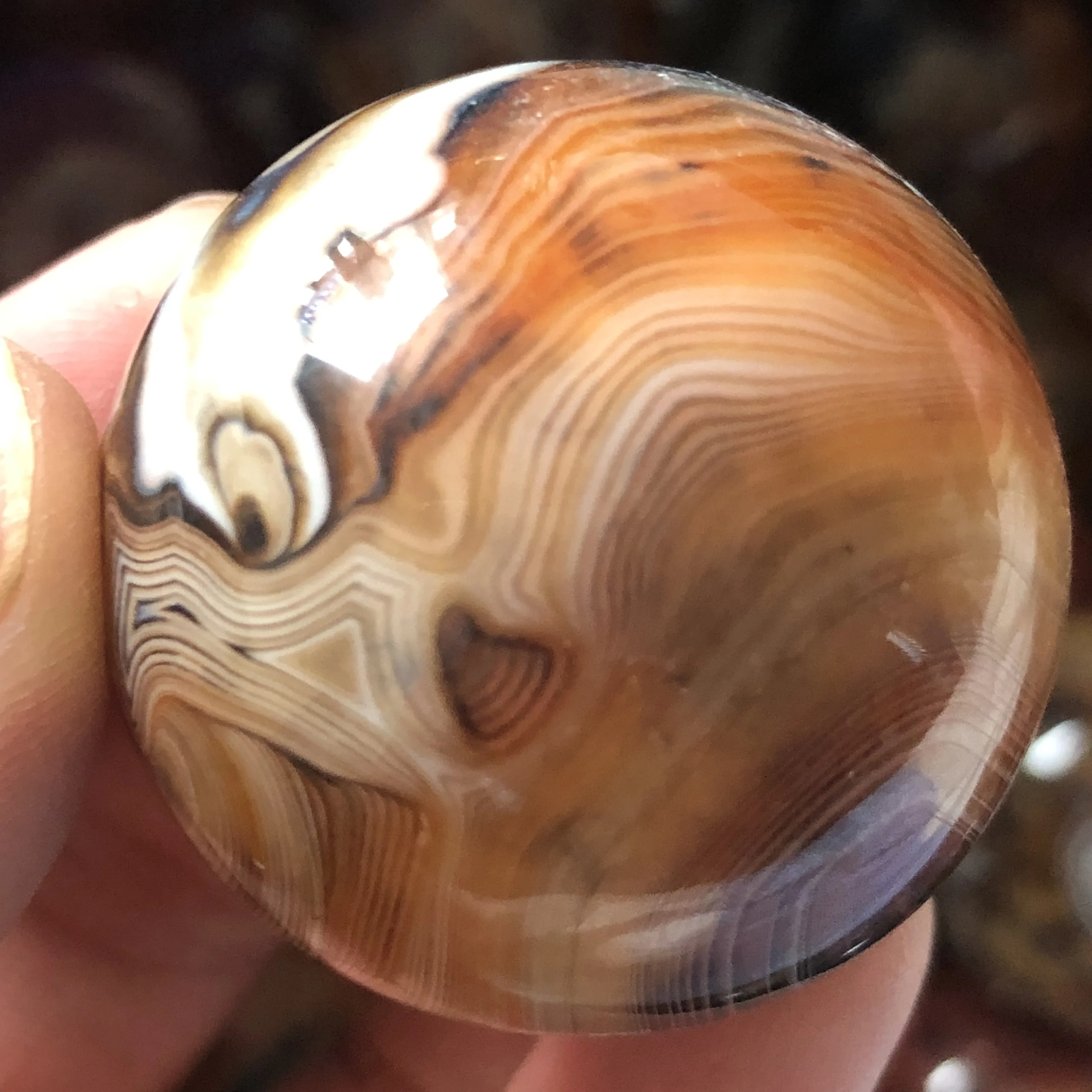 

40mm natural silk agate, handmade ball, very beautiful, healing
