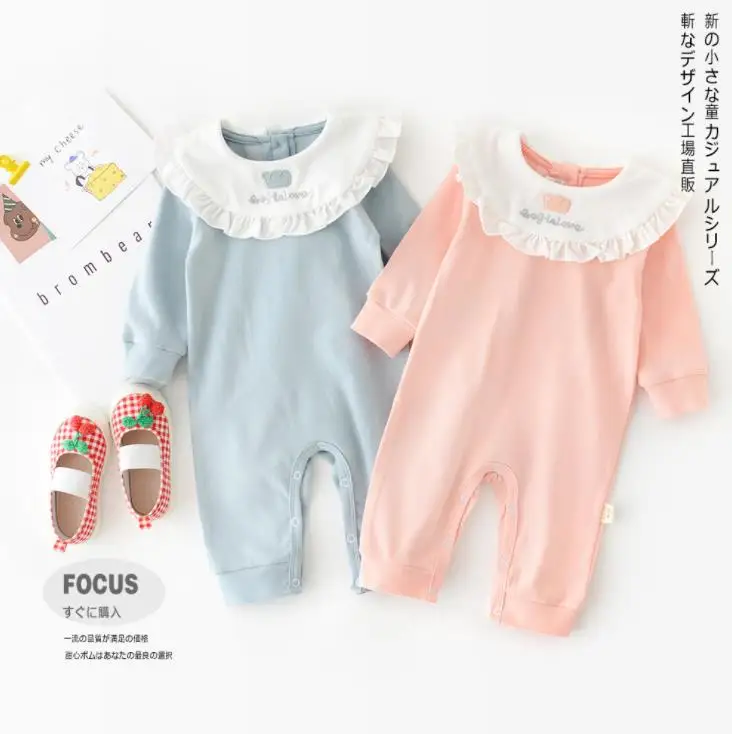 Детский комбинезон Весенний с длинными рукавами и рисунком для новорожденных