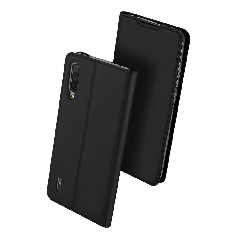 DUX DUCIS PU кожаный флип-чехол для Xiaomi mi A3 чехол CC9e бумажник чехол для Xiaomi mi A3 CC9 CC9e A 3 Чехол Xio mi A3 Funda - Цвет: Black
