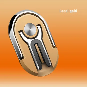 

360 Degree Rotation Mobile Phone Holder Multipurpose Car Air Vent Grip Mount Stand Magnetic Finger Ring Phone Holder Bracket