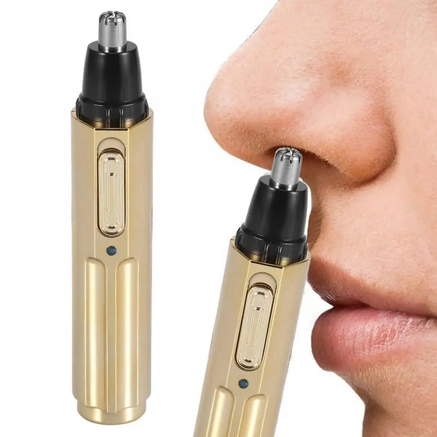 

Nose Trimmer Clipper Shaver Ear Trimmer Hair Remover Men AA Battery Shaving Trimmer For Nose Ear Trimer Cutting Machine