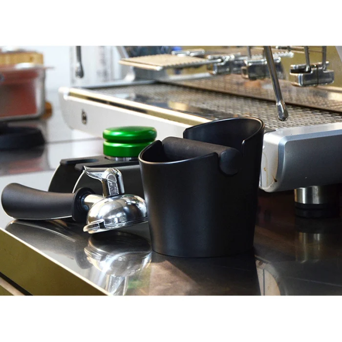 ABS coffee Knock Box амортизирующие прочные аксессуары для кафе с нескользящей резиновой основой для бариста помола кофе JAN8