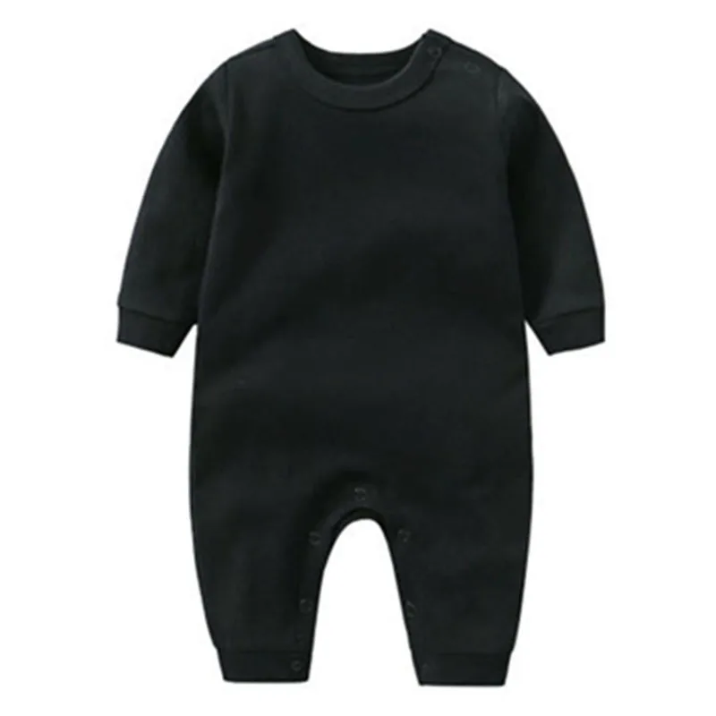 5Pcs / lots Baby Rompers Long Sleeve Winter Soft Cotton Boys Outfits Newborn Clothing