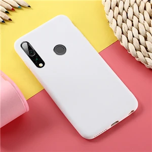 TRISEOLY для huawei P Smart Z чехол простой сплошной цвет мягкий силиконовый задняя крышка для huawei Y9 Prime защитный бампер для телефона - Цвет: g