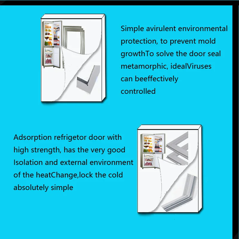 Бытовая дверь холодильника уплотнение магнитное уплотнение двери резиновый холодильник аксессуары, надежное качество и по низкой цене