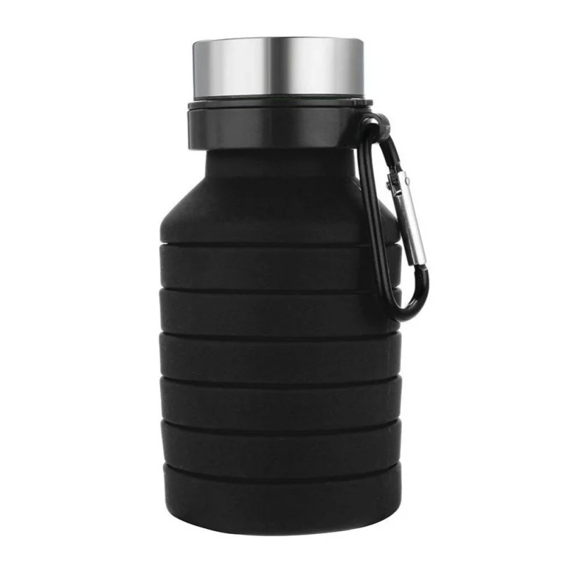 Outdoor Travel Drinking Collapsible Sport Bottle Portable Silicone Water Bottle Retractable Folding Coffee Bottle for water