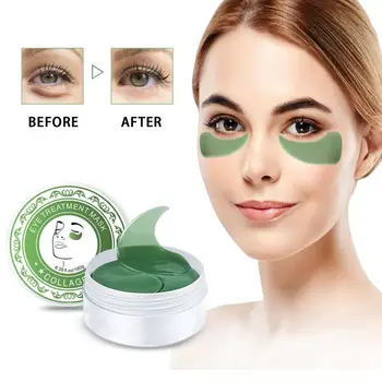 

60pcs Seaweed/24k Gold Collagen Firming Eye Masks Remove Dark Circles Patch Anti Wrinkle Moisturizing Essence Skin Care TSLM1