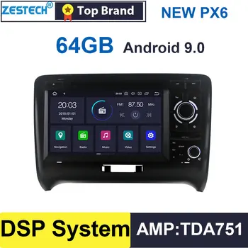 

Android 9.0 LCD 7" GPS Radio Car DVD Player for Audi TT 2006-2013 Car Head Unit Car GPS Navigation DVD Multimedia DSP SWC 4+64GB