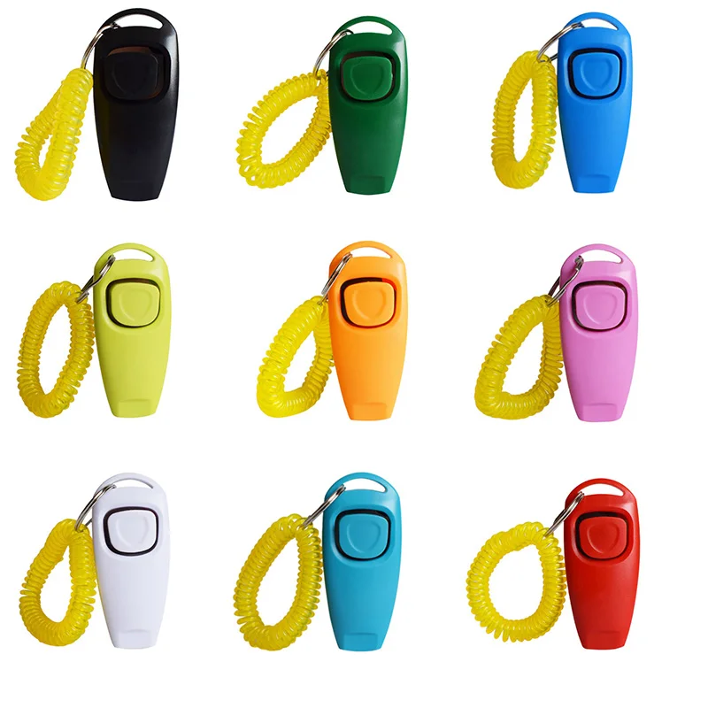 Silbato de entrenamiento para perros, guía de ayuda para cachorros, productos suministros para mascotas, 10 colores