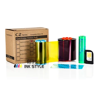 

Pack of 10pcs Hiti CS-2 YMCKO Ribbon 400prints for Hiti CS200 CS200e CS220 Card Printer