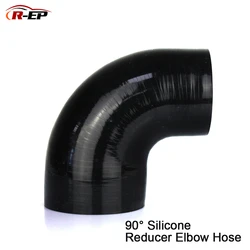 High - Performance 90° Silicone Elbow Reducer Hose - Durable Rubber Joiner Bend Tube for Cold Air Intake Systems (70 - 89mm)