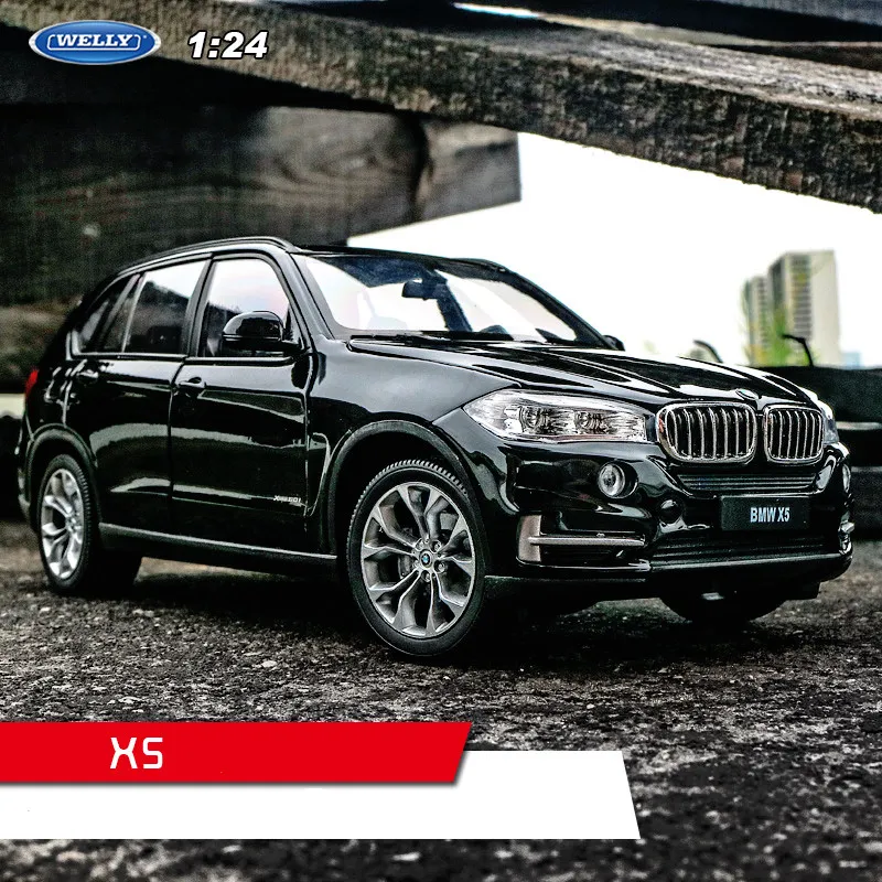 Welly 1:24 BMW X5 белый автомобиль сплав модель автомобиля Моделирование Украшение автомобиля коллекция подарок игрушка Литье модель игрушка для мальчиков - Цвет: BMW X5