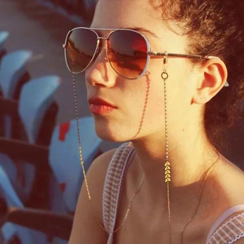 Sunglasses Masking Chains For Women Multiple Acrylic Pearl Crystal Eyeglasses Chains glasses chain