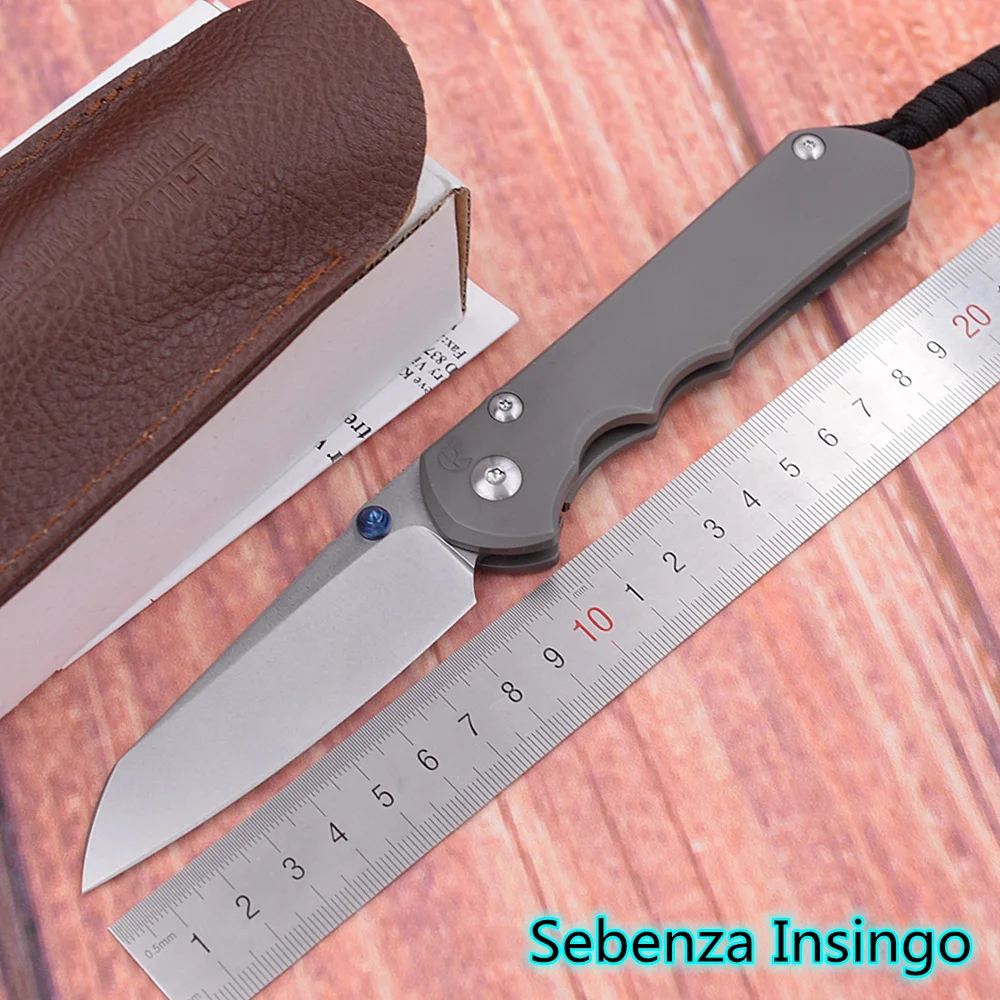 Новейший большой титановый карманный складной нож JUFULE Sebenza Insingo Mark S35vn для кухни