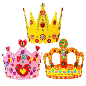 

Personality Especially Creative DIY Crown Hat Delicate Design Princess Headwear Toy Handmade Creative Arts Crafts Toys