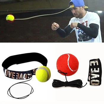 

Boxing Punch Exercise Fight Ball W/Head Band For Reflex Speed Training Boxing Training and Reaction Balls to Strengthen Reaction