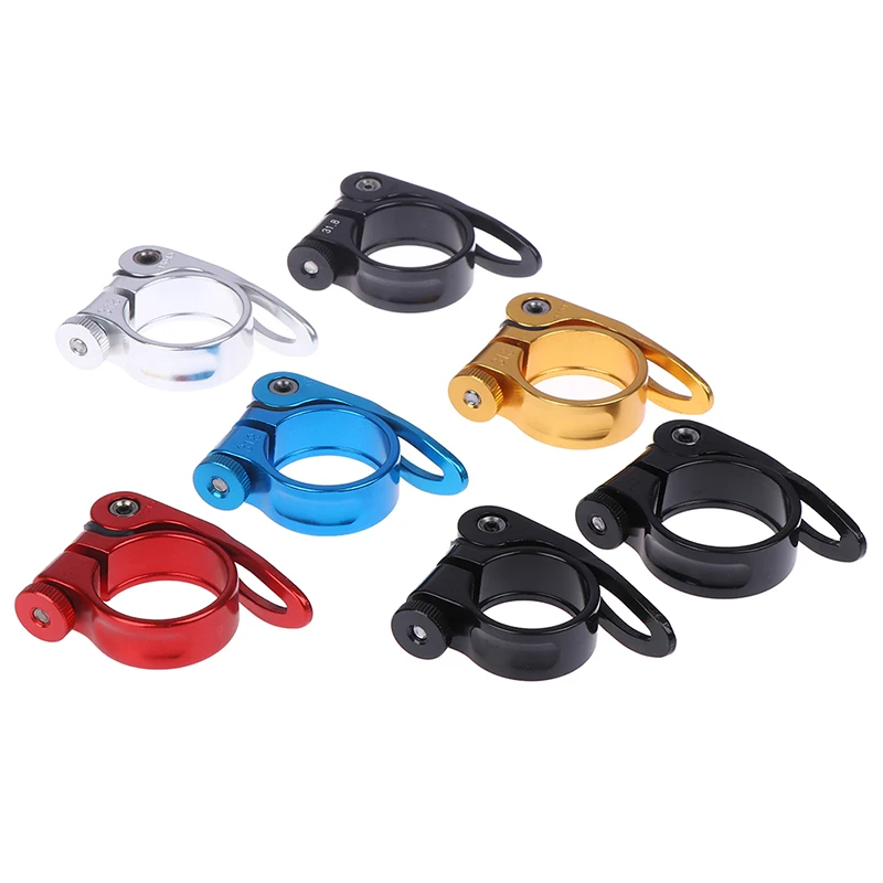 Сплав MTB велосипед BMX велосипед сиденье зажим алюминия Quick Release Plate Горный Дорожный Fixed Шестерни зажим стойки сиденья велосипеда 28,6/31,8/34,9 мм