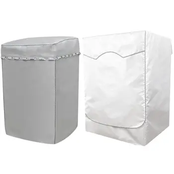 

2 Pcs Waterproof Automatic Washing Machine Cover Dustproof Sunsn Cover for Universal Washer