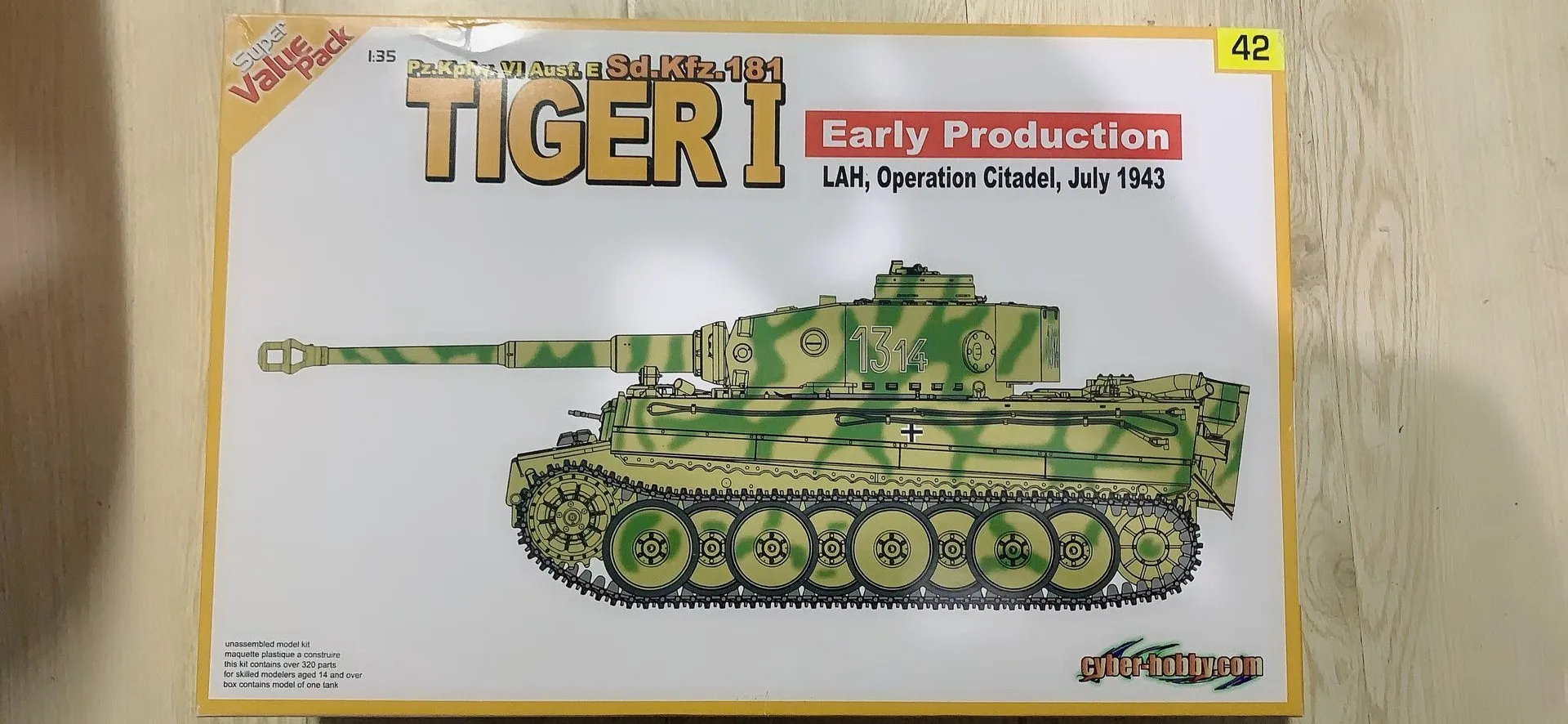 

Набор для ранней модели Dragon 9142 1/35 Sd.kfz 181 Tiger