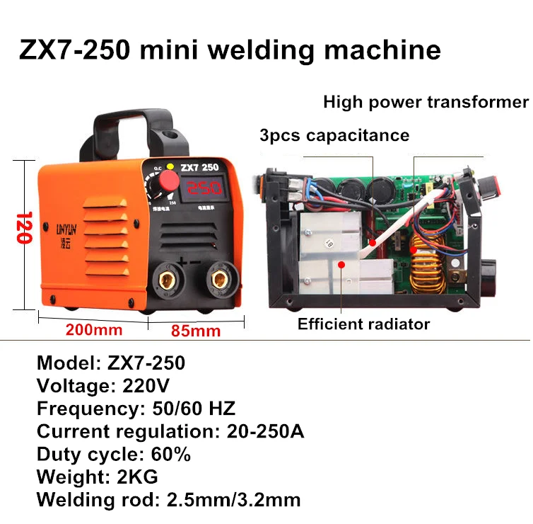 RU EU delivery 20-250A Inverter Arc Electric Welding Machine