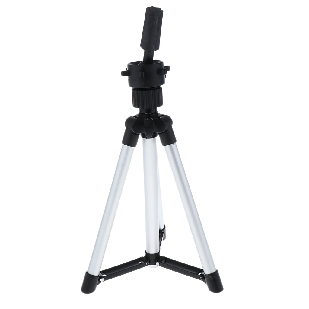 Aluminum Mannequin Tripod Display Stand 12 Inches Makeup Training Holder