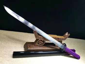 

Straight WUSHU Sword broadsword Tempered manganese steel Blade tactics rapier