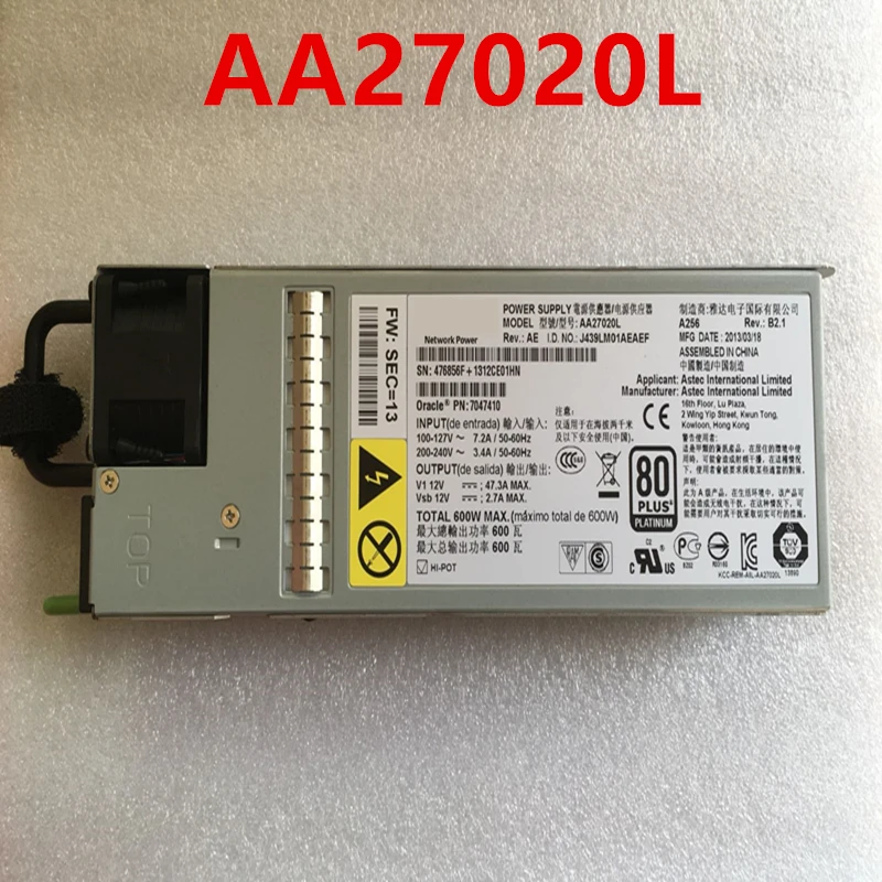 

Новый оригинальный блок питания для фотолампы X4170 M3 600W импульсный источник питания AA27020L 7038476 7047410 7060951 7079395