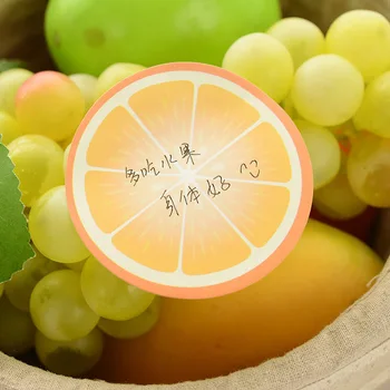 

24 Sheets Fresh Fruit Sticky Notes Memo Notepad Bookmark Paper Sticker Cute Notepad