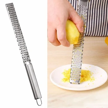 

New Stainless Lemon Cheese Vegetable Zester Grater Peeler Slicer Kitchen Tool Gadgets Fruit Vegetable Chopper