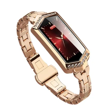 

Fashion Smart Watch Women Waterproof Heart Rate Monitoring Fitness Sleep Tracker function Bracelet Smartwatch For Android IOS