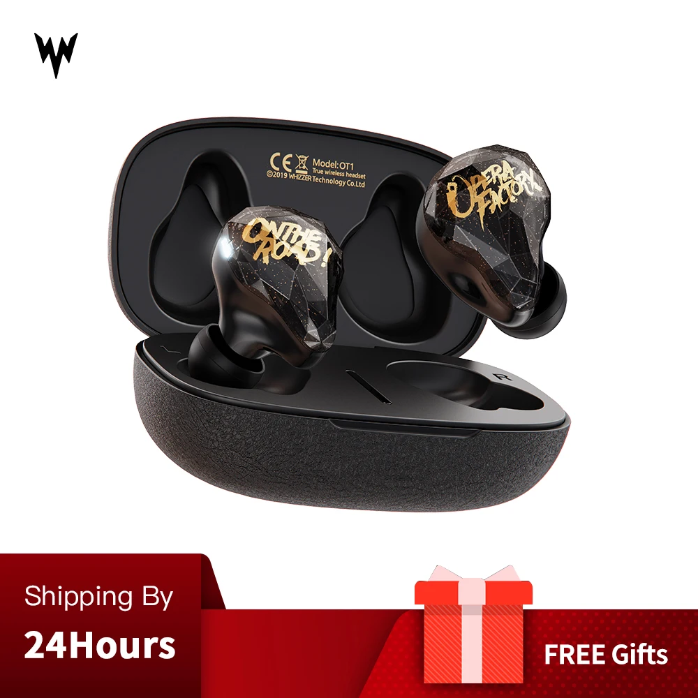 Whizzer OT1 TWS Bluetooth Earphones 3D Stereo Wireless Earbuds NC Sport Headset Hifi-bass Waterproof Bluetooth Airdots with mic