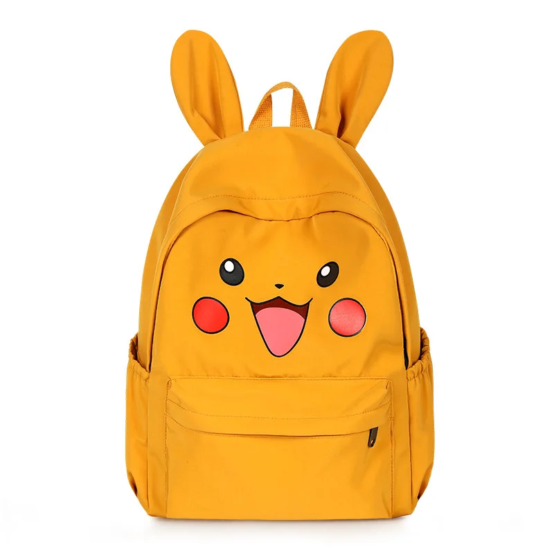 

2019 New Style Pikachu Backpack Primary School STUDENT'S School Bag Casual Travel Waterproof Wearable Backpack