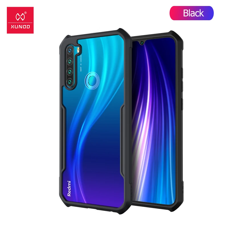 Противоударный чехол для Redmi Note 8 8T защитный бампер с воздушной подушкой