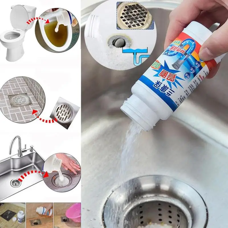 

Pipe Dredging Toilet Cleaner Stains Deodorization Residue Powerful Tool Drain Sink Household Home Kitchen Quick Foam Agent