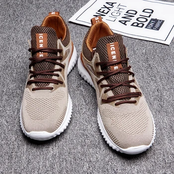 

2020 Mens Casual Shoes Men Lace-up Sneakers Breathable Light Spring/Autumn Leisue Walking Jogging Running Tenis Masculino Adulto