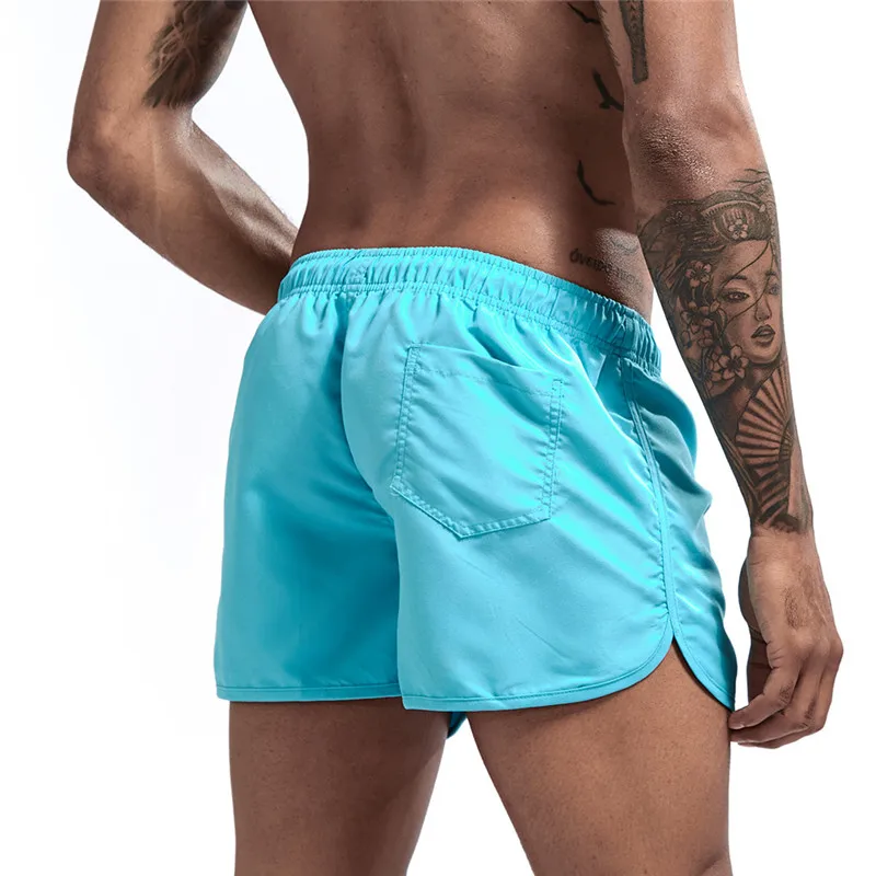 New Men Fitness Bodybuilding Shorts Man Summer Gyms Workout Male Breathable Mesh Quick Dry Sportswear Jogger Beach Short Pants