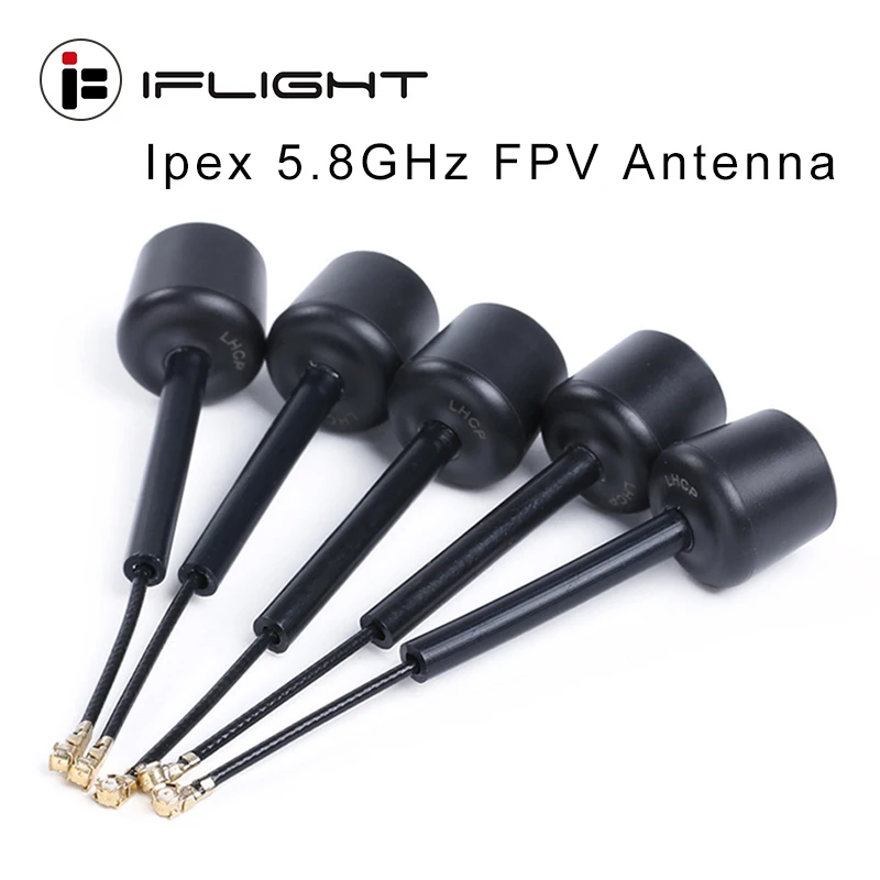 

IFlight Albatross Ipex 5.8GHz 3dbi FPV Antenna 60mm/70mm w/ UFL plug 2.6g for RC Freestyle Tinywhoop Cinewhoop FPV Racing Drone