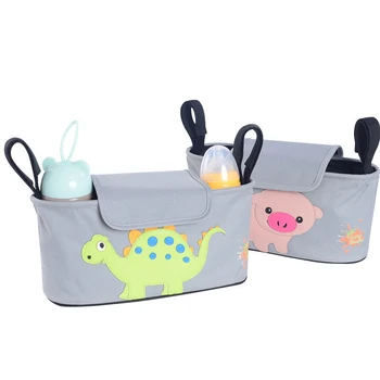 

Baby Stroller Organizer Bag Diaper Nappy Bag Cartoon Animal Stroller Bag Carriage Waterproof Large Capacity Stroller Accessories