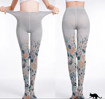 

unique Japanese cosply style summer thin lolita star pattern Tights High-quality Silk stockings shaping leggin 1order=1pc