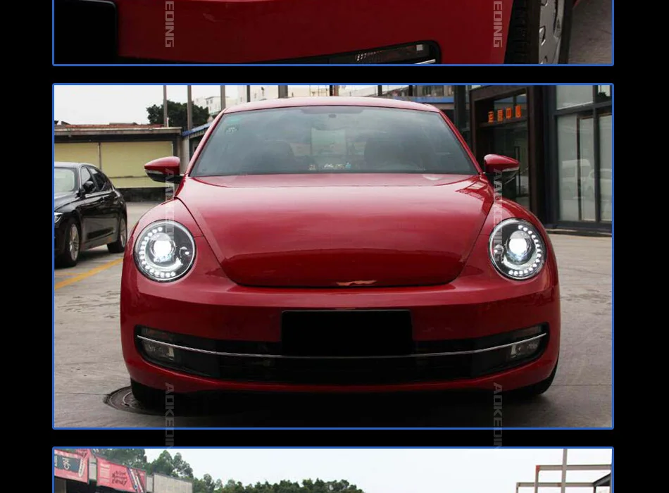 Передняя фара для автомобиля VW Beetle 2013- Жук головной светильник s туман светильник s дневные ходовые светильник DRL H7 светодиодный Bi ксеноновые лампы для вагонетки с противовесом