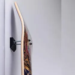 1 Set Acrylic Snowboard Wall Rack Fixing Tightly Wall-Mounted Skateboard Holder for Skateboard Shop