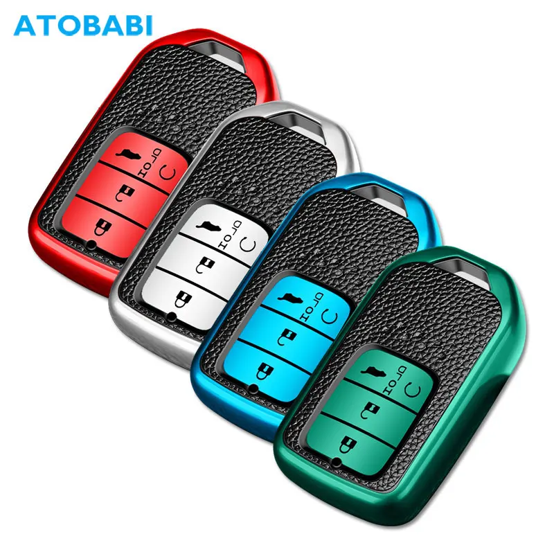 Чехол для автомобильного ключа из ТПУ Honda Civic 2019 CRV FIT 2015 odysley Forza 300 125 Accord 2018 2007 2003 Jazz