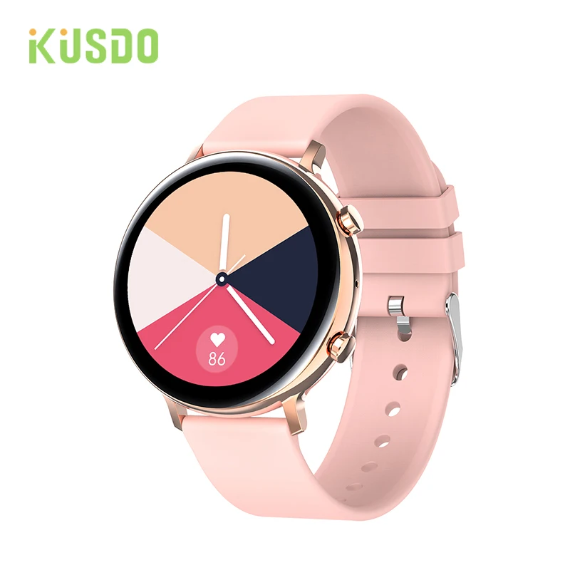 KUSDO-reloj inteligente ECG + PPG para hombre y mujer, pulsera con Bluetooth, llamadas, resistente al agua, control del ritmo cardíaco y de la presión sanguínea, para Samsung, Android e iOS