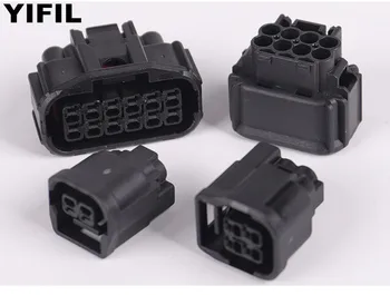 

5pcs/lot 2/4/8/12 Pin/Way Female Waterproof Connector LED Headlight Speaker Plug For Honda Civic Odyssey XRV VEZEL 6189-7423