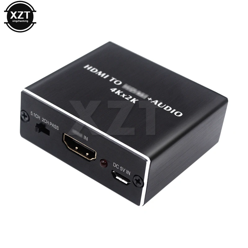4K x 2K HDMI-compatible 2 Audio Extractor + Optical TOSLINK SPDIF 3.5mm Stereo Converter HDCP Splitter | Электроника