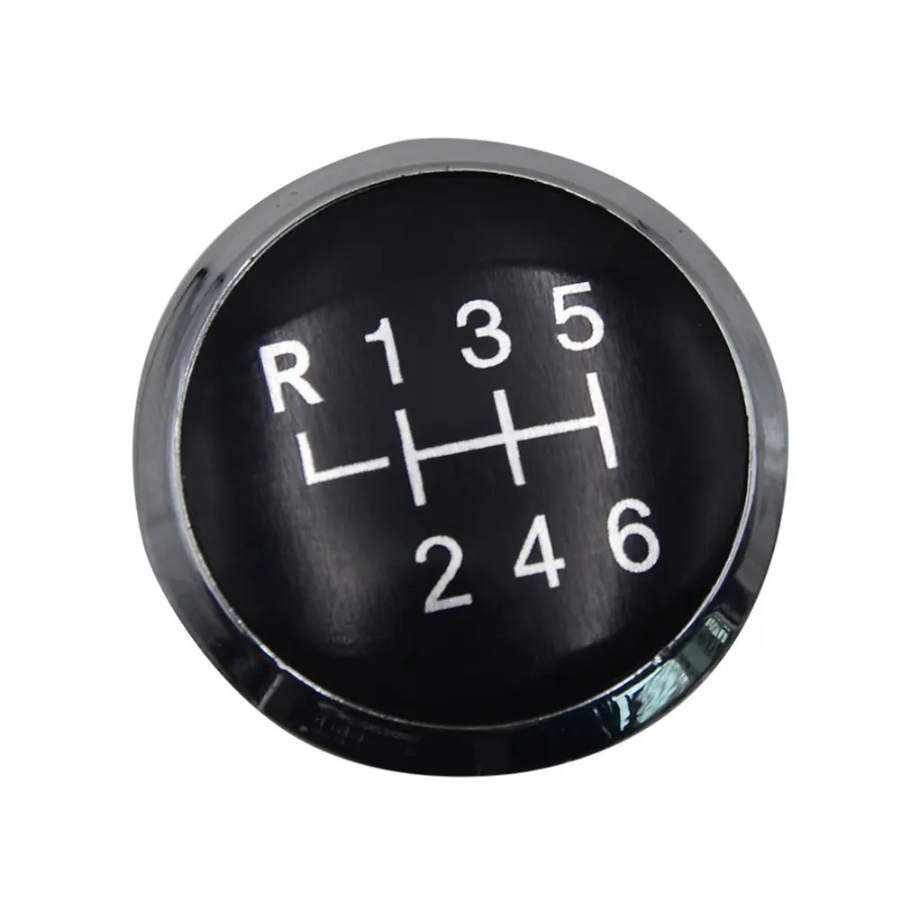 5/6 Speed Gear Shift Knob Badge Emblem Cap Cover Replacement For
