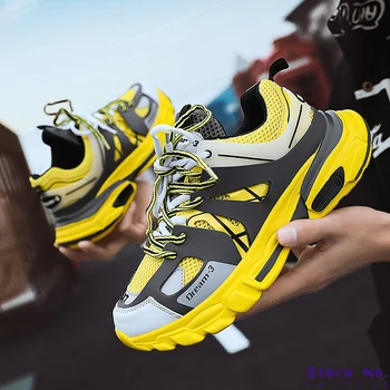 

2019 New Fashion Breathable Light Men Casual Shoes Lace-up Sneakers Man Adults High Quality Comfortable Male Footwear Shoes