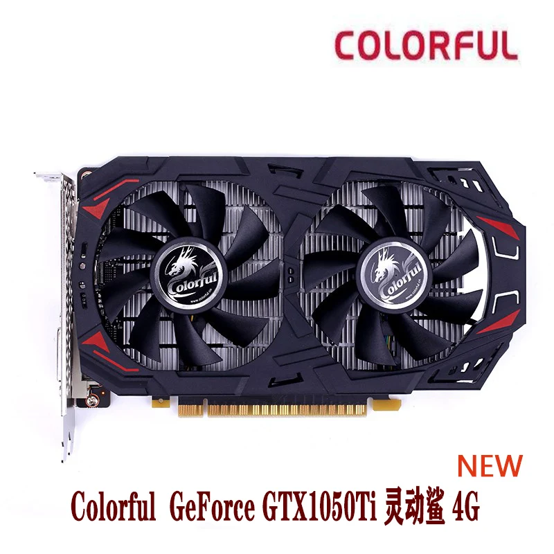 Colorful GeForce GTX 1050Ti 4GD5 GTX 1050 Ti  4G GDDR5 128bit  AMD Intel Desktop CPU NEW graphics card for desktop