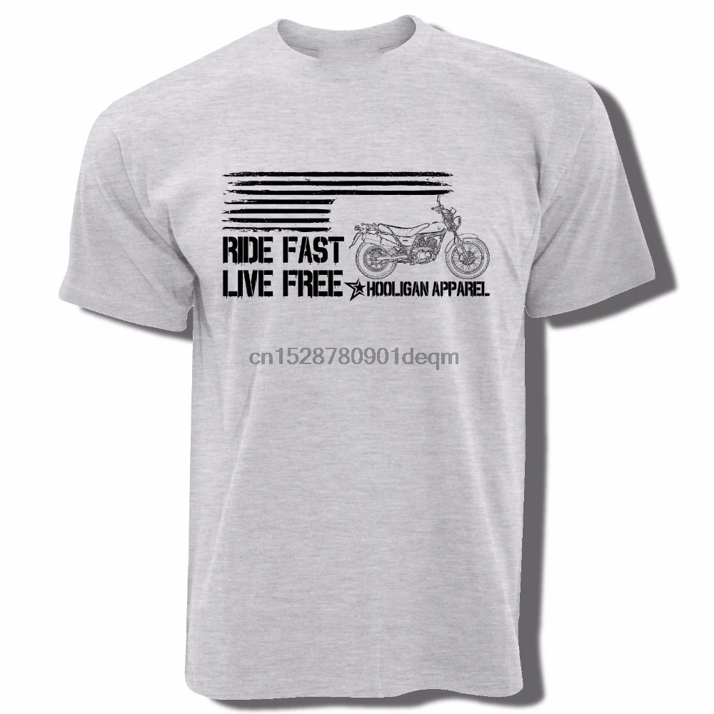 

2019 new design Short-sleeve Tops Male Tee shirts VanVan 125 2012 Inspired Motorcycle Arter MenT-Shirt Rider Fast T shirt