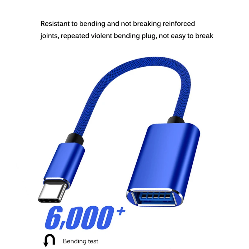 OTG type C usb-кабель адаптер для Xiaomi Redmi Note 7 samsung S8 S9 Tablet зарядный разъем USB OTG USB-C type-C Adaptador